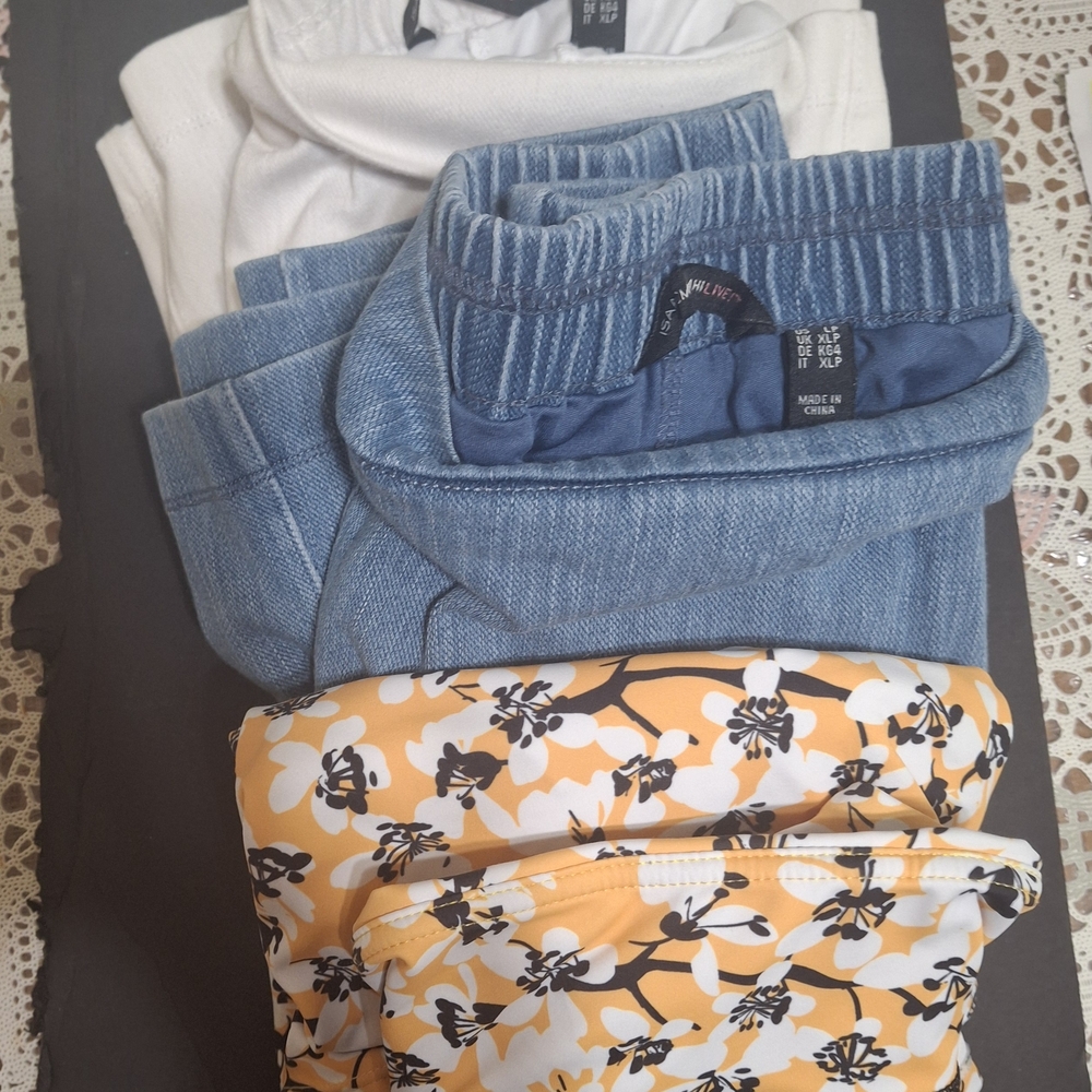 Floral Yellow Kids Bottoms